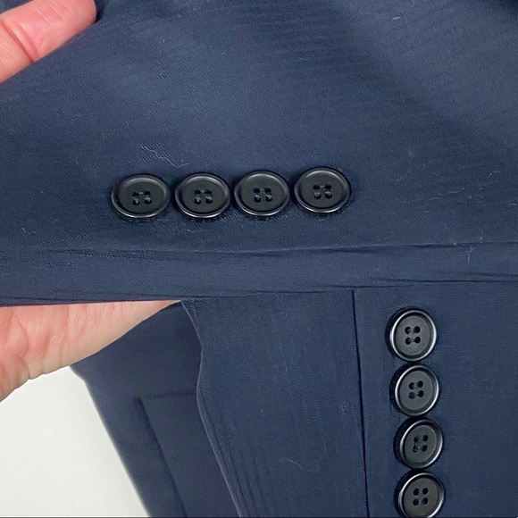 Ted Baker No Ordinary Joe 100% Wool Suit Navy Blue - Picture 6 of 16